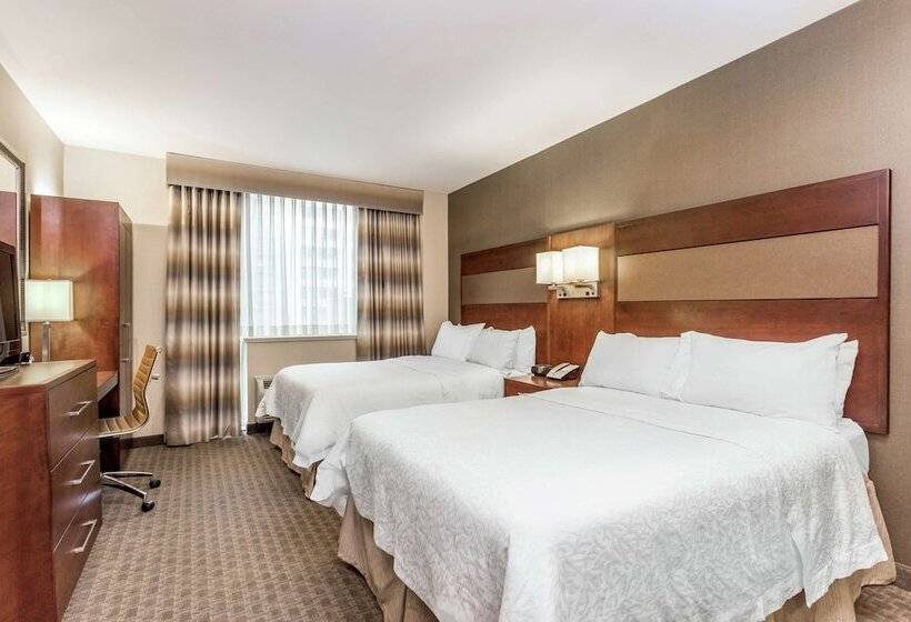 스탠다드 룸 더블 침대 2개, Hampton Inn Manhattan Grand Central