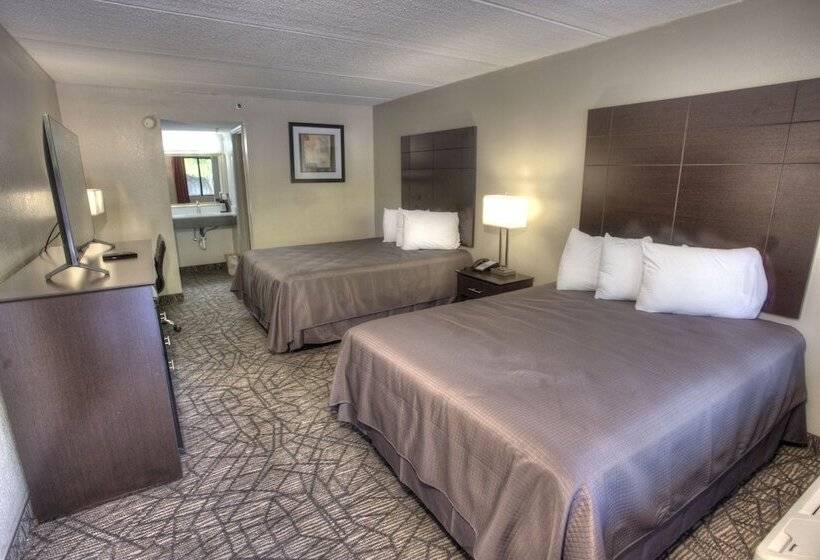 Номер Стандарт 2 Двуспальные Кровати, Budgetel Inn And Suites Plus Helen