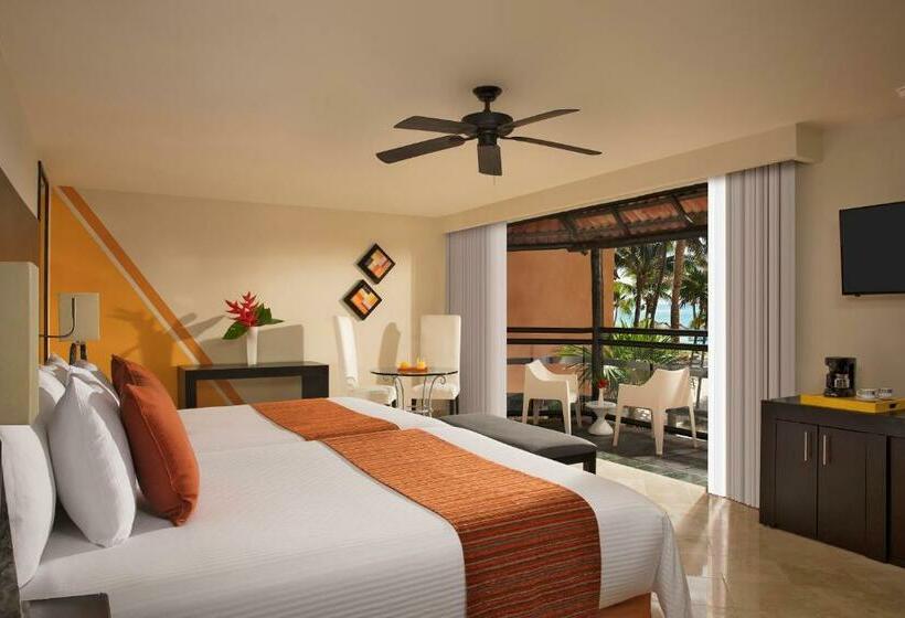 片側に海が見えるデラックスルーム, Grand Oasis Tulum Riviera