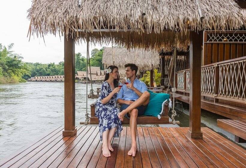 빌라 침실 1개, The Float House River Kwai