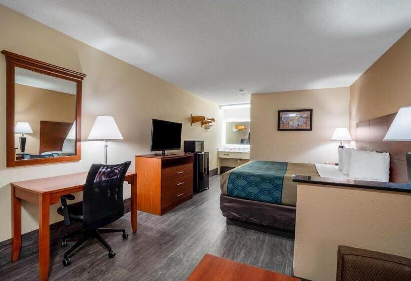 キングサイズベッドのスイートルーム, Econo Lodge Inn & Suites Cayce I 26 Airport