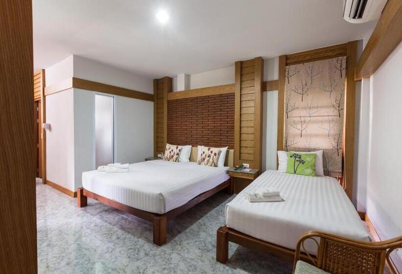 Quarto Familiar Deluxe, Ruentara Resort & Villa Buriram