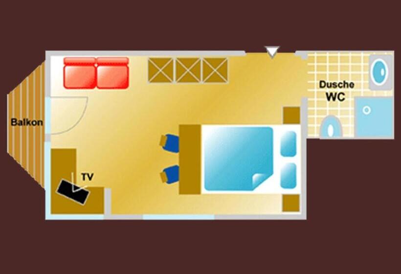 Студия Стандарт, Ferienhotel Bergland