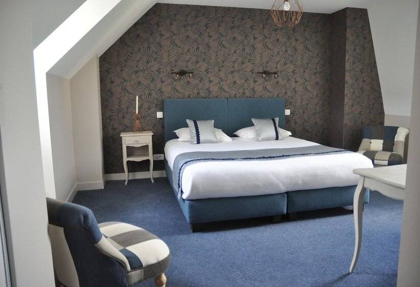 Номер Deluxe, Hôtel Restaurants & Spa Perier Du Bignon