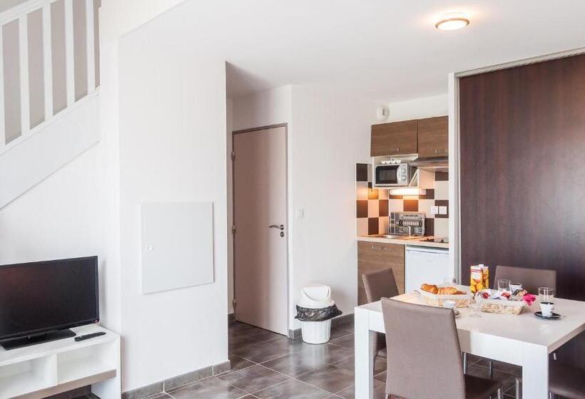 Апартаменты Дюплекс 1 Спальня, Vacanceole  Les Demeures Torrellanes  Saintcyprien