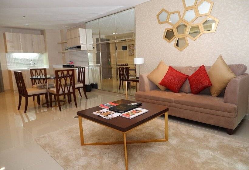 Апартаменты Deluxe 1 Спальня, Swiss Belhotel Balikpapan