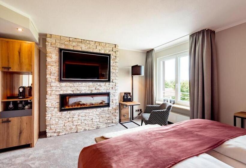 标准房带园景, Burghotel Staufeneck