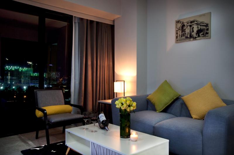 带1个卧室的豪华公寓, Novotel Living Saigon South