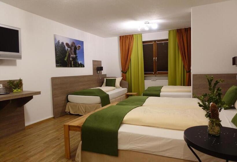 スタンダード４人部屋, Altstadt Hotel Zum Hechten