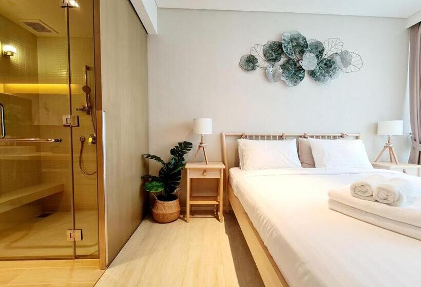 带1个卧室的带海景的公寓, Veranda Residence Pattaya By Sea