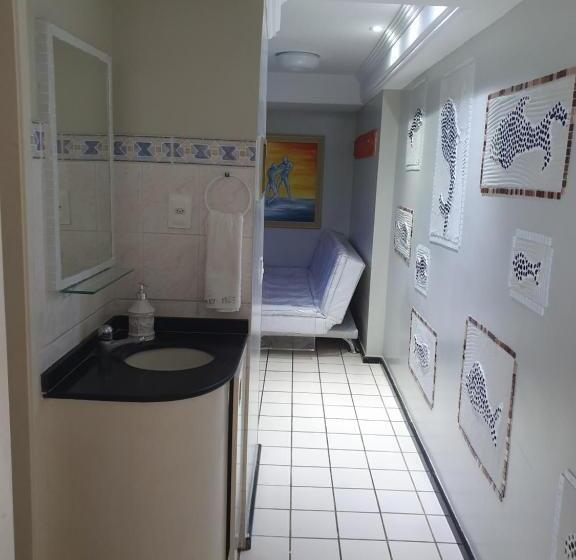 침실 1개 바다 전망 아파트, Flat Na Boa Viagem Recife A