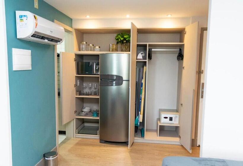 바다 전망 스위트, 202 Flat Beira Mar Av Boa Viagem Com Cozinha