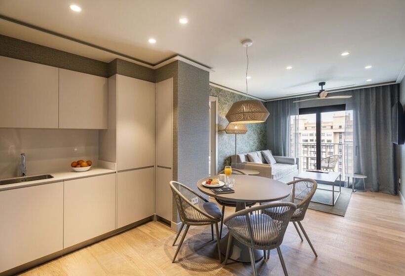 ２ベッドルームデラックスアパートメント, Apartamentos Core Suites Valencia