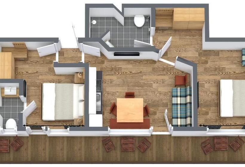 Апартаменты Deluxe 1 Спальня, Birkenhof   Premium Apart & Suites