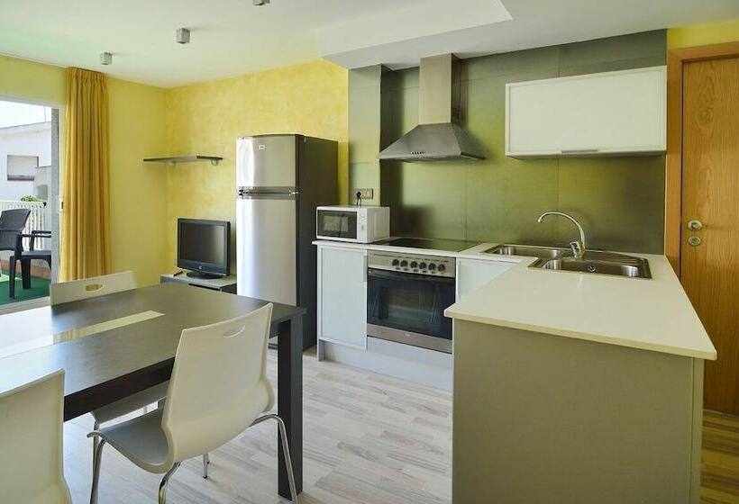 침실 1개 아파트 측면 바다 전망, Apartamentos Ornis
