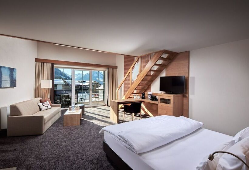 Номер Дюплекс, Panoramahotel Oberjoch
