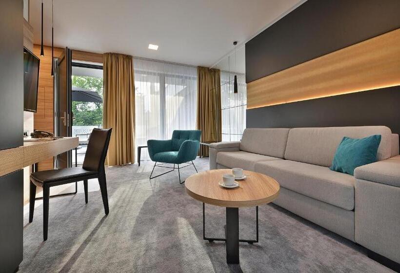 Люкс с Террасой, Premium Wellness & Wine Hotel Znojmo