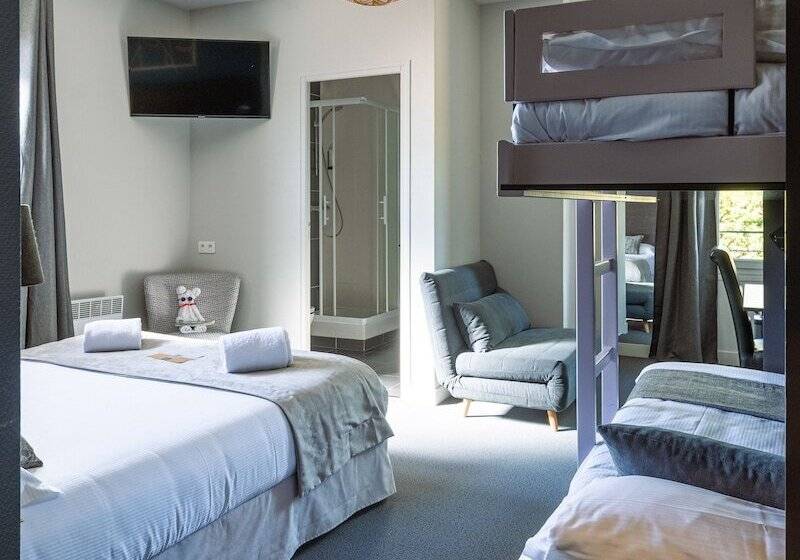 패밀리 룸, Logis Hôtel Aux Berges De L Aveyron