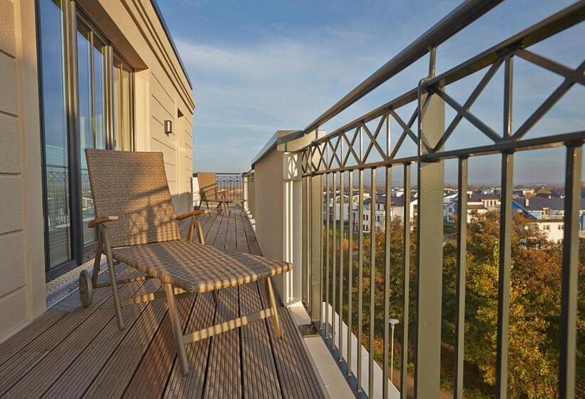 带1个卧室的带阳台的公寓, Aparthotel Waterkant Suites   Fewos Am Meer Mit Spa