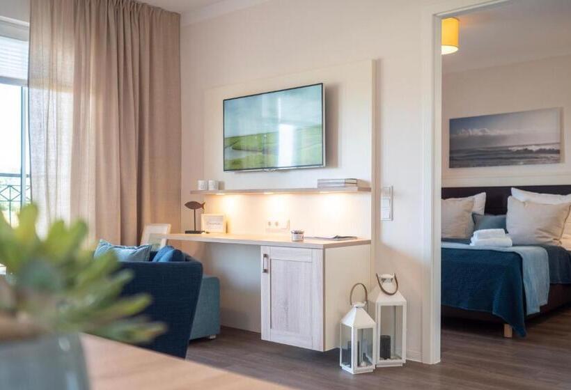 带1个卧室的公寓, Aparthotel Waterkant Suites   Fewos Am Meer Mit Spa