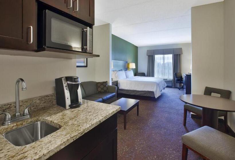 带大床的套房, Holiday Inn Express & Suites Geneva Finger Lakes, An Ihg