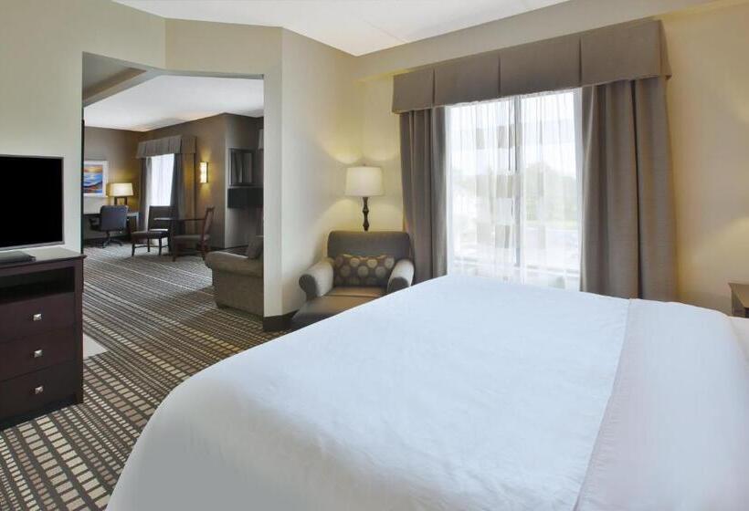 带按摩浴盆的套房, Holiday Inn Express & Suites Geneva Finger Lakes, An Ihg