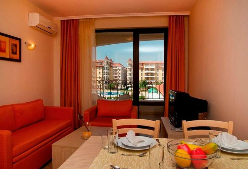 شقة غرفة نوم واحدة مزودة بشُرفة, Royal Sun Holiday Complex