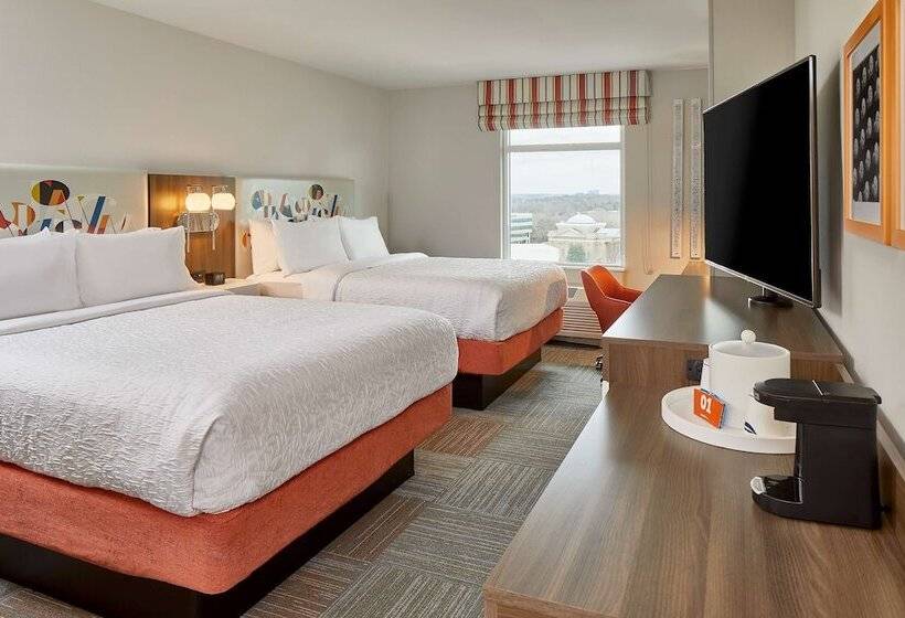اتاق استاندارد با 2 تخت دوبل, Hampton Inn & Suites Atlanta Midtown