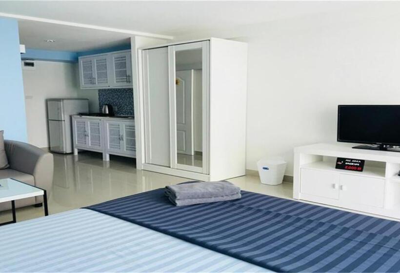 Apartamento 1 Dormitório com Sacada, Soi 7 Hua Hin Happy Rent