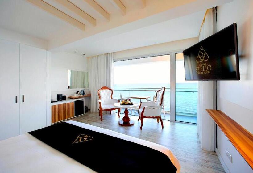 اتاق لوکس با چشم‌انداز دریا, The Ciao Stelio Deluxe Boutique Hotel   Adults Only