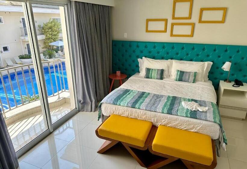 스탠다드 룸 풀장 전망, Doral Guaruja