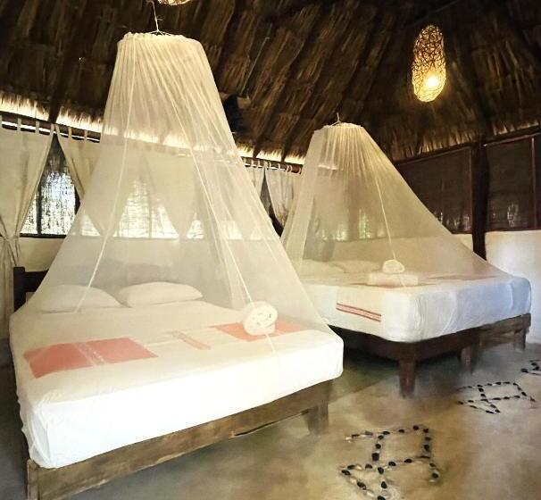 Quarto Triplo Estandar, Casa Jade Ecobungalows Las Coloradas