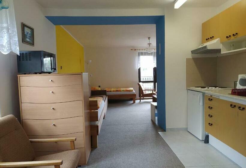 침실 1개 가든 전망 아파트, Apartmány Niva