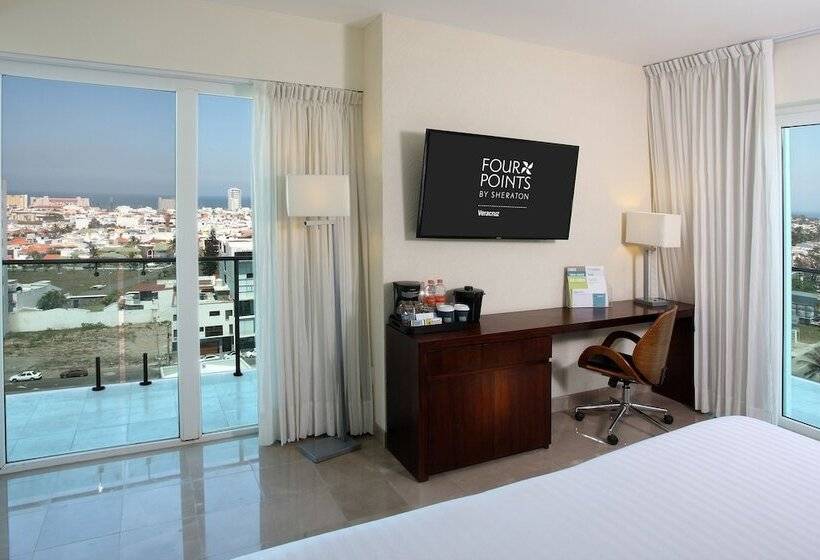 サイドオーシャンビューのダブルベッドスタンダードルーム, Four Points By Sheraton Veracruz