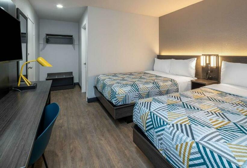 디럭스 4인 룸, Motel 6fontana, Ca