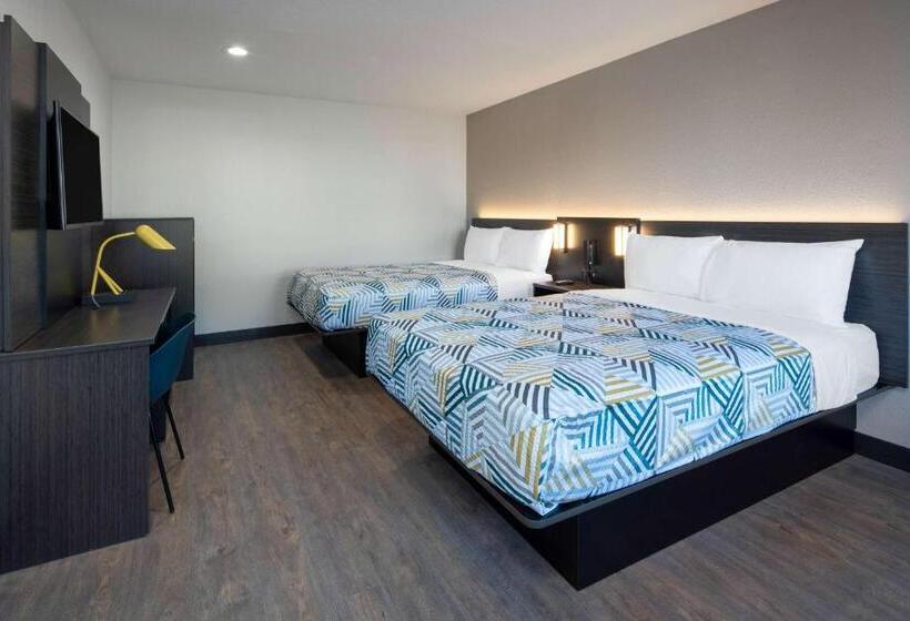 장애인을 위한 스탠다드 룸, Motel 6fontana, Ca