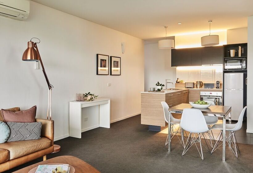 침실 2개 디럭스 아파트, Oaks Vue Suites Geelong