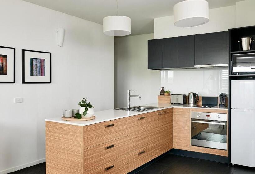 침실 2개 디럭스 아파트, Oaks Vue Suites Geelong