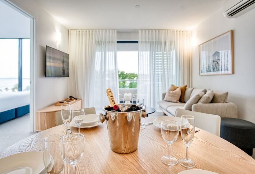 침실 2개 디럭스 아파트, Oaks Vue Suites Geelong