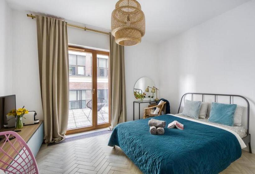 Апартаменты 1 Спальня с Террасой, Aparthotel Pawia Deluxe