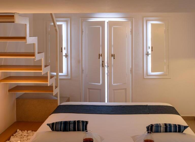 带按摩浴盆的套房, Muses Cycladic Suites