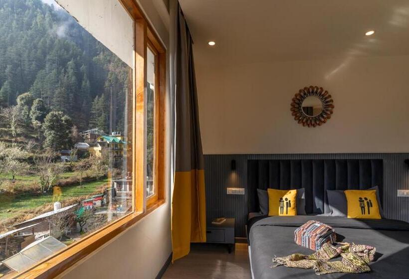Номер Superior с Балконом, The Hosteller Kasol, Parvati Valley