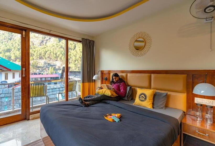 Номер Deluxe с Балконом, The Hosteller Kasol, Parvati Valley