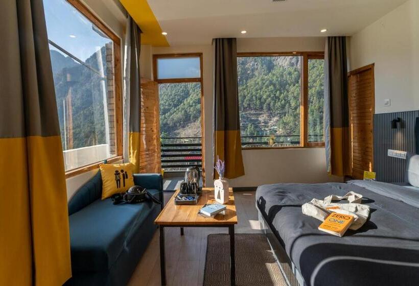 Номер Premium с Балконом, The Hosteller Kasol, Parvati Valley