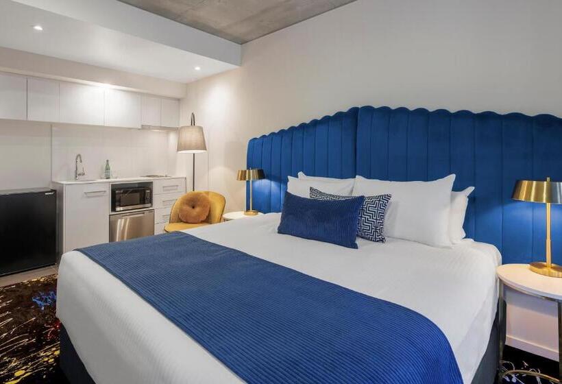 스탠다드 스튜디오 킹침대, Oaks Melbourne St Kilda Road