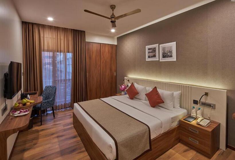 غرفة ديلوكس سرير كينج, Regenta Inn Grandorr, Mahadevapura