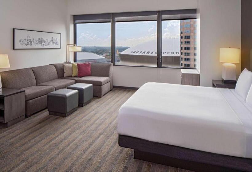 Estúdio standard Cama King, Hyatt House New Orleans Downtown