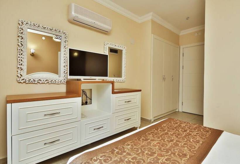 اتاق اساندارد با چشم‌انداز جانبی به دریا, Enda Boutique Hotel Kalkan