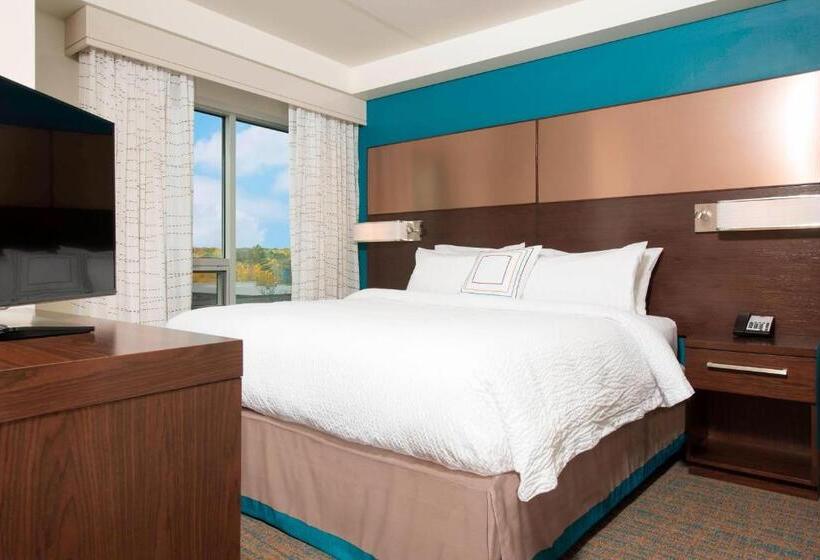 带大床的标准工作室, Residence Inn By Marriott Ann Arbor Downtown