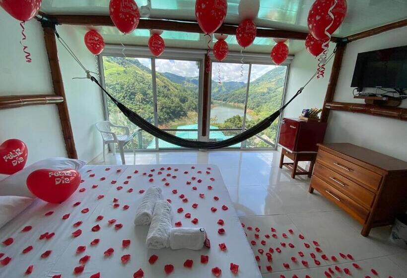 디럭스 룸, Ecohotel Campo Alegre